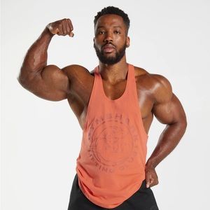 Gymshark Legacy Stringer - Aerospace Orange. Medium